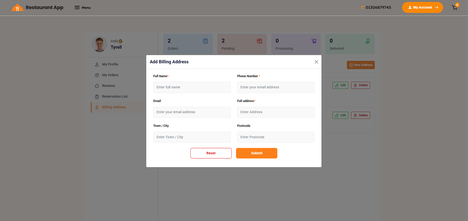 Billing Create