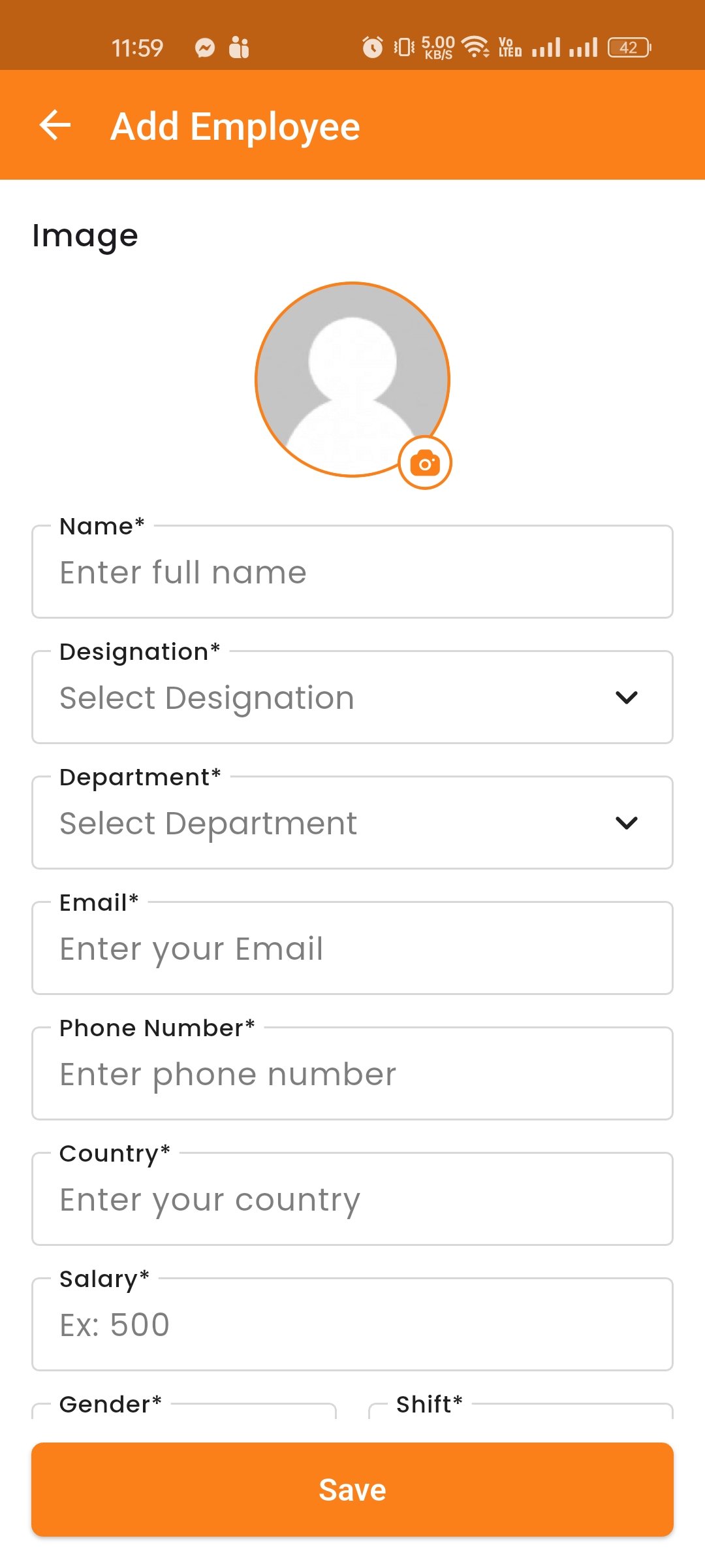 Create Employee