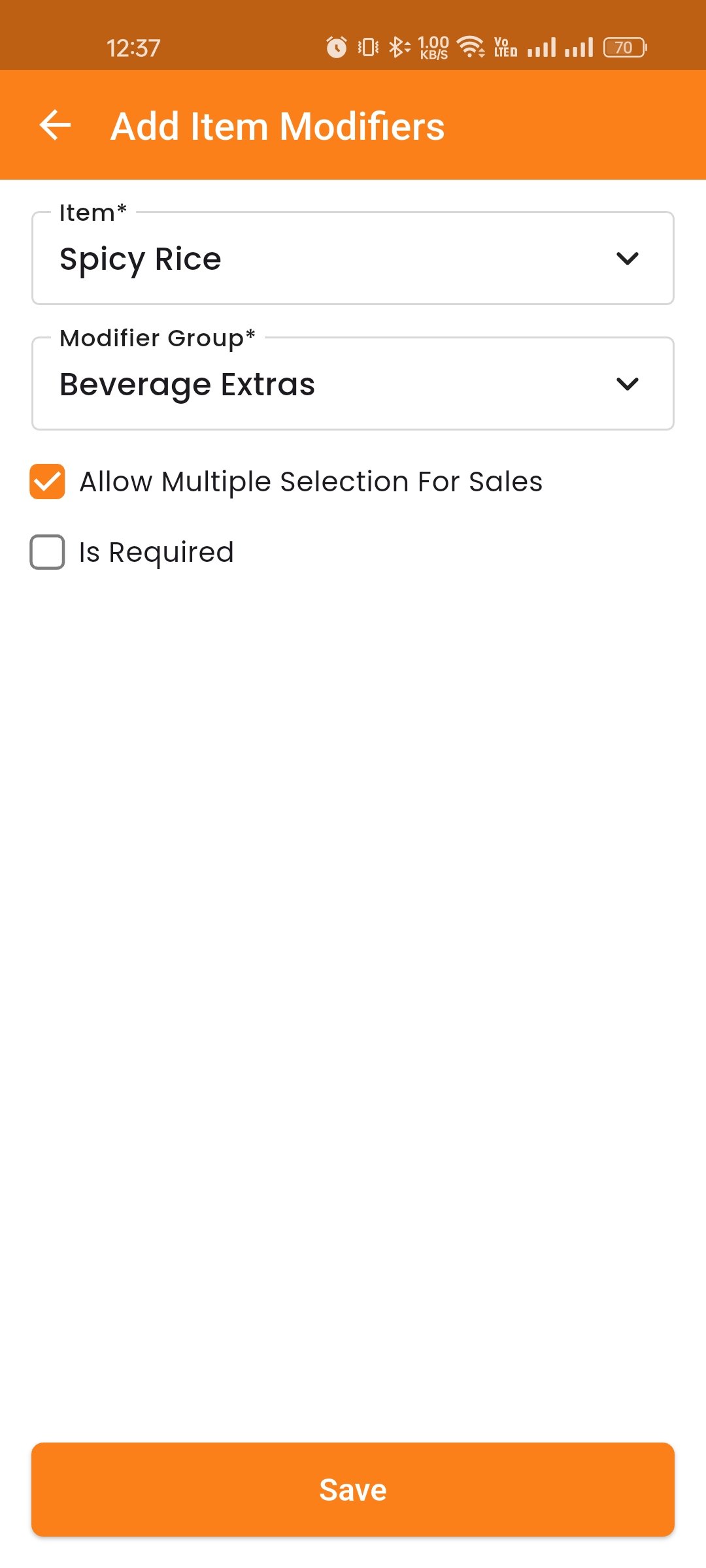 Create Item Modifier