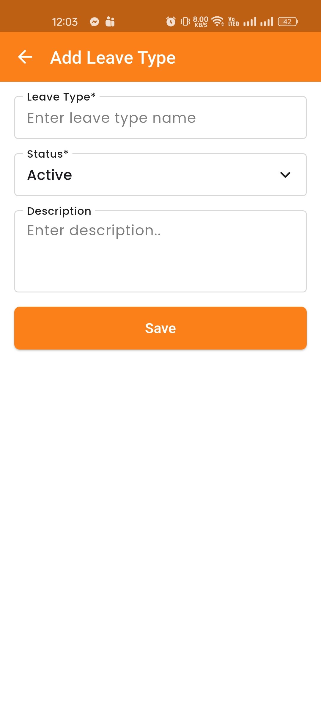 Create Leave Type