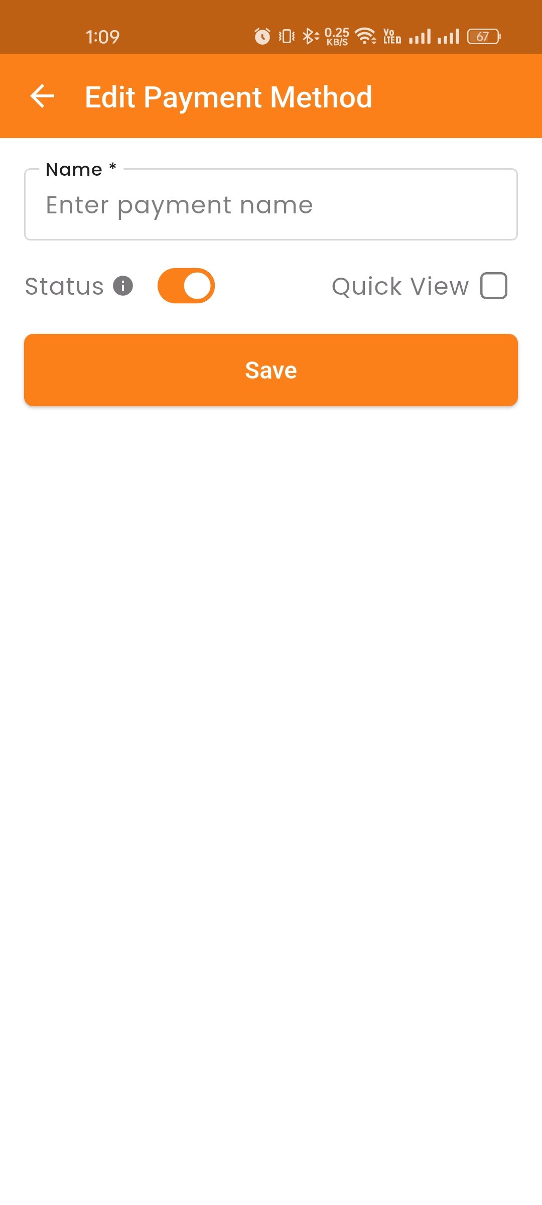 Create Payment Method