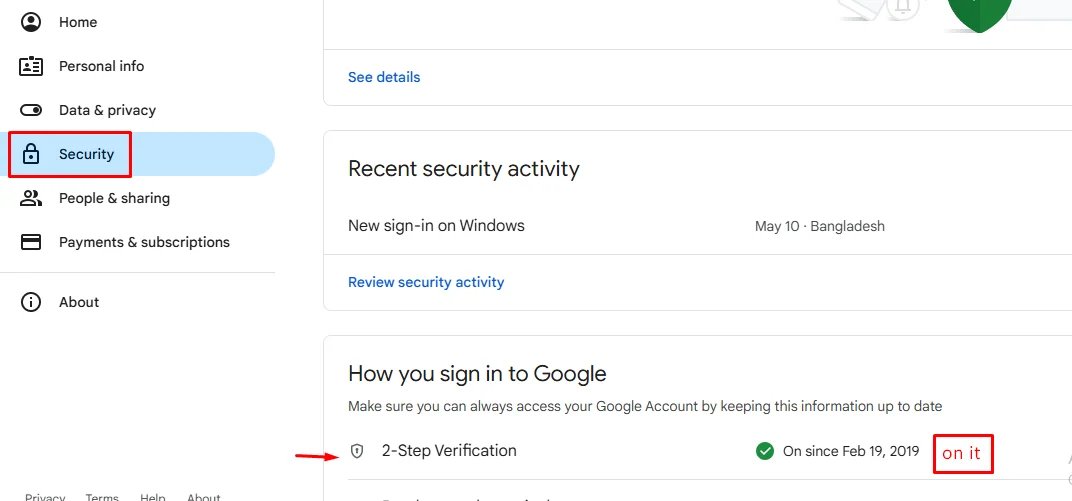 Gmail Security
