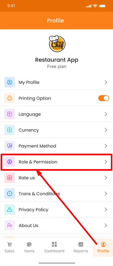 Goto Permission Settings