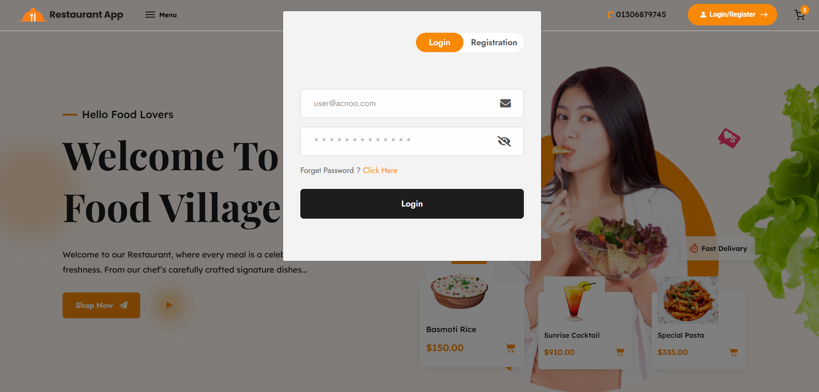 Login Register