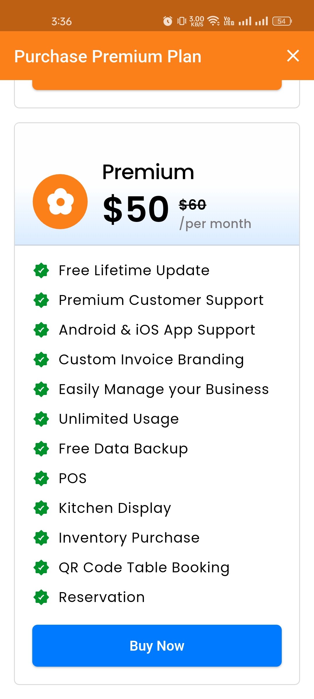 Subscription Plan