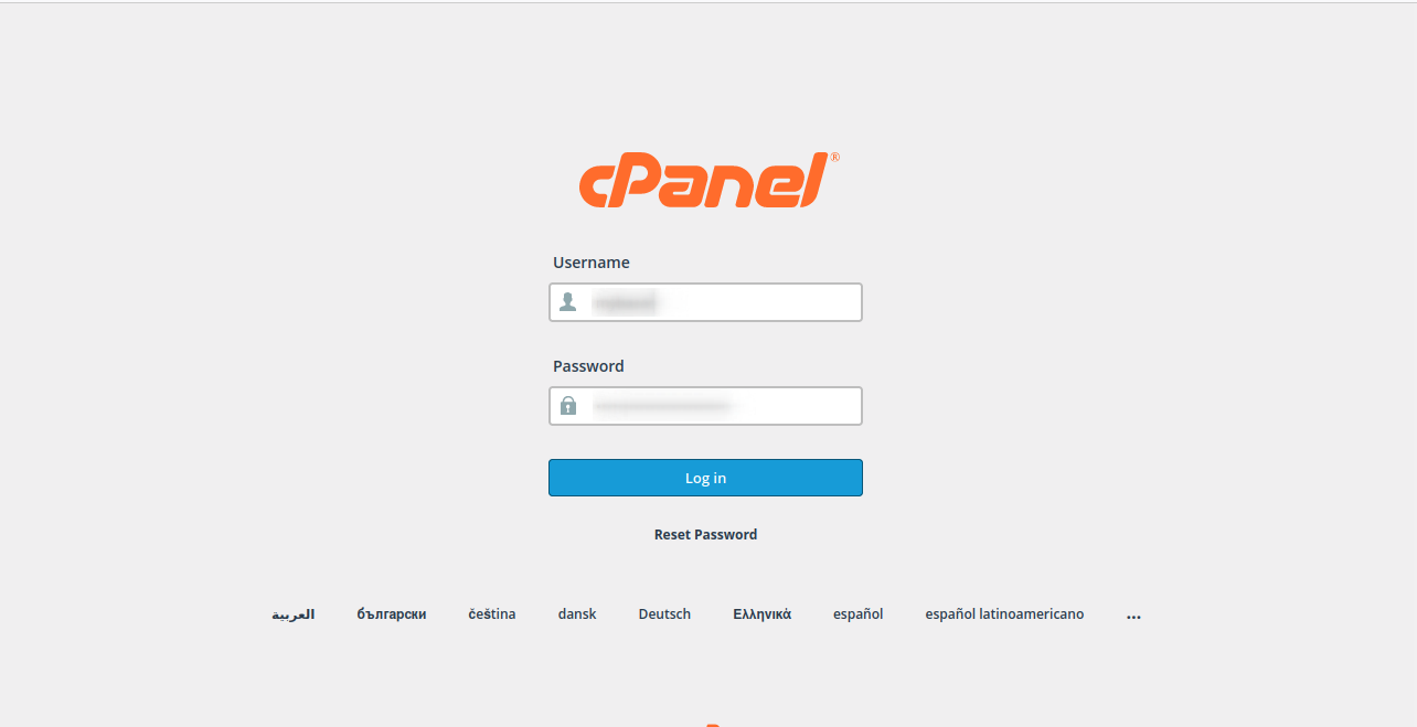 Cpanel Login