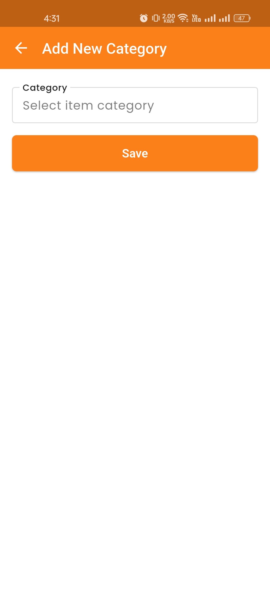 Create Inventory Category