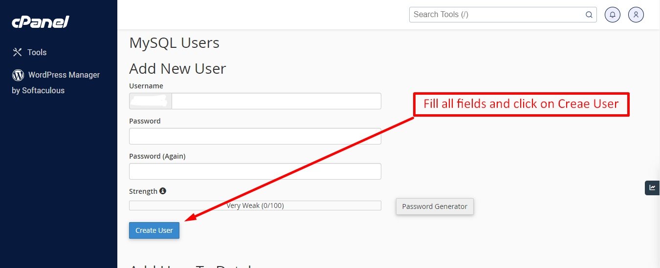 Create User