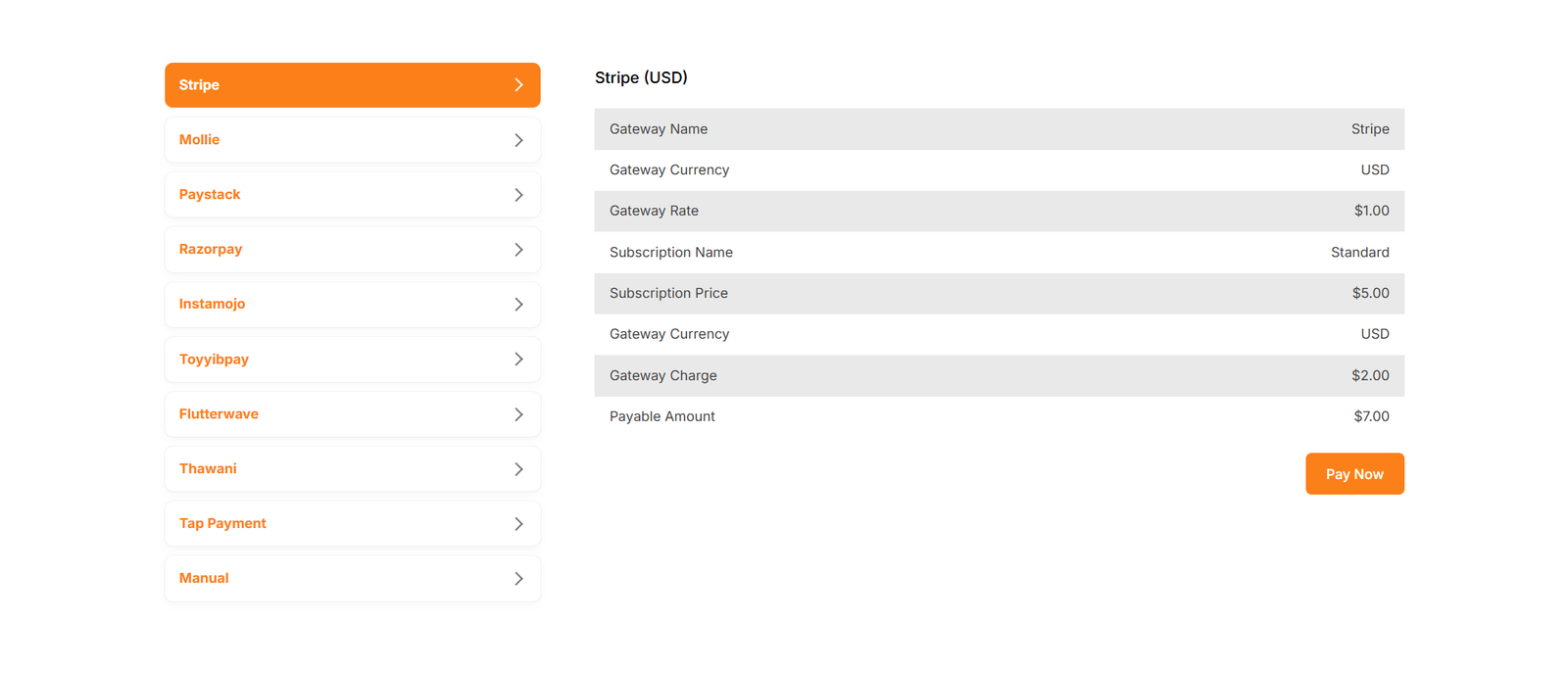 Payment Gateway