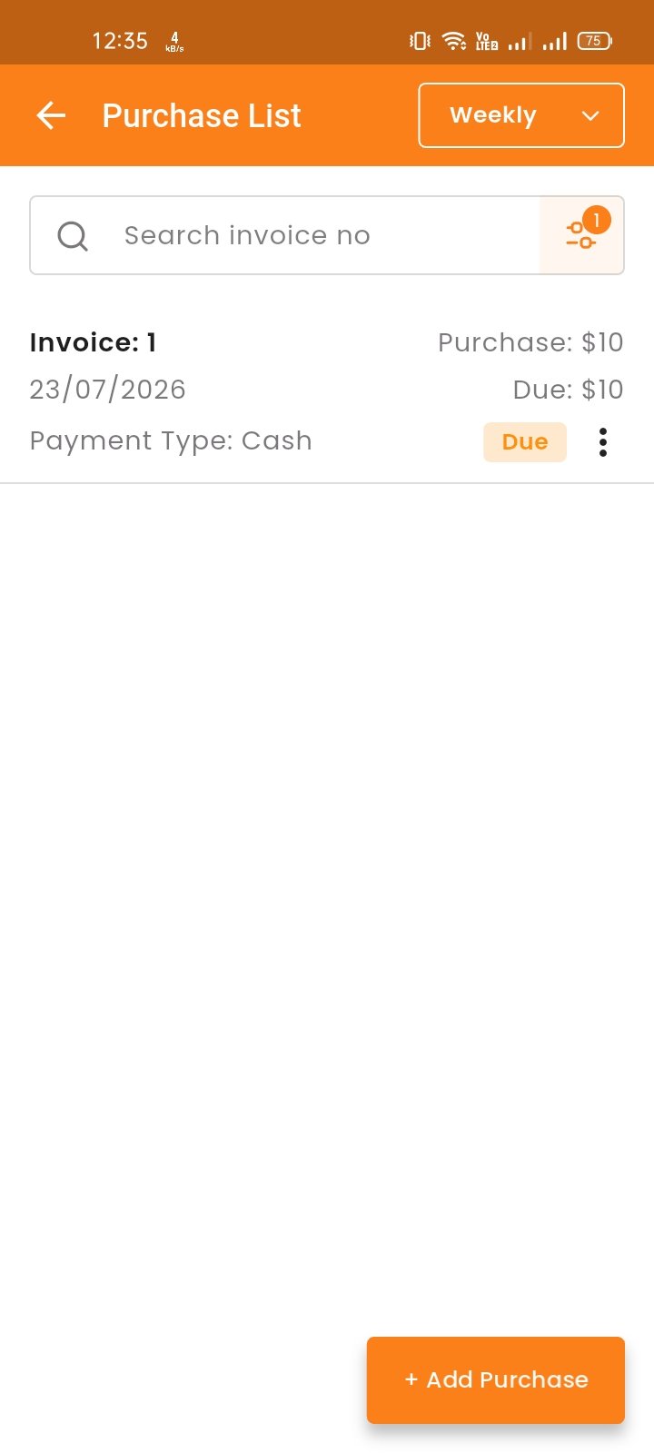 Purchase List