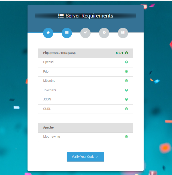 Requirements Check